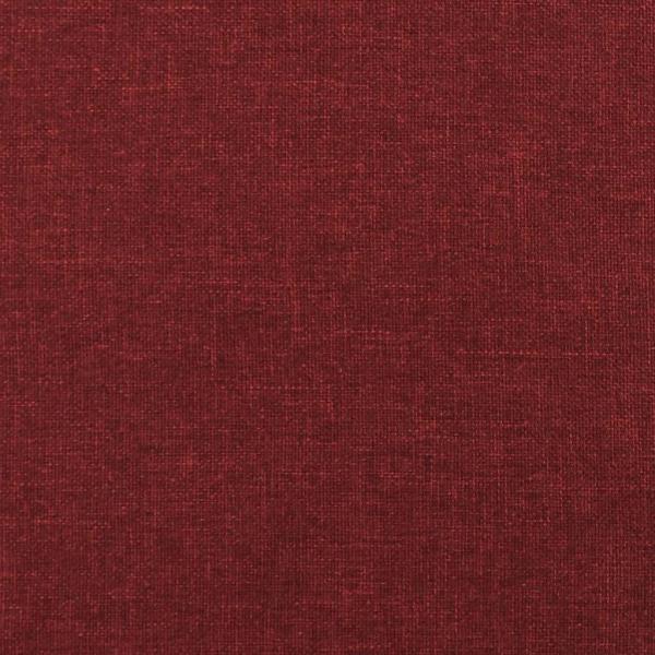 Fußhocker Weinrot 45x29,5x35 cm Stoff