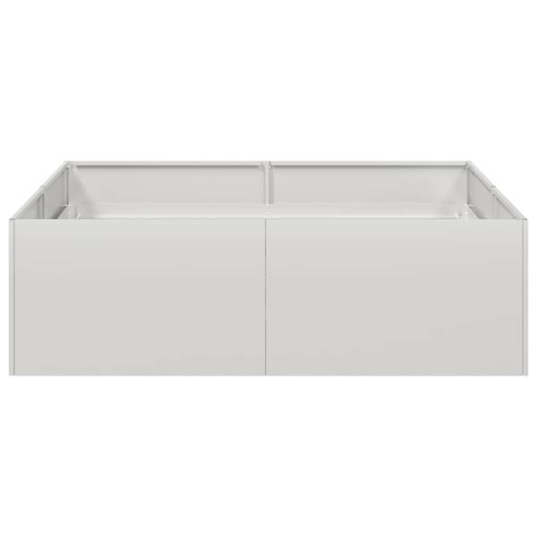 Pflanzkübel 100x100x30 cm Edelstahl