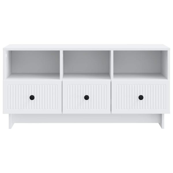 TV-Schränk mit Schubladen Weiß 102 x 34,5 x 50 cm Holzwerkstoff