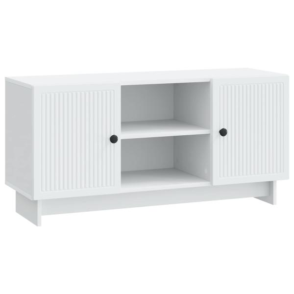 TV-Schränk 102 x 34,5 x 50 cm Weiß Holzwerkstoff