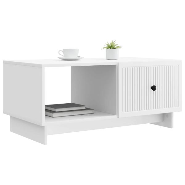 Couchtisch Weiß 90 x 50 x 40 cm Holzwerkstoff