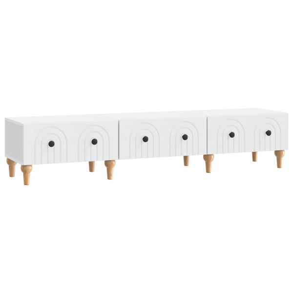 TV-Schränk mit Schubladen Weiß 147 x 34,5 x 30 cm Holzwerkstoff