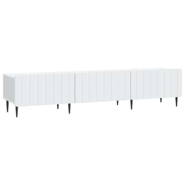 TV-Schränk mit Schubladen Weiß 147 x 34,5 x 32 cm Holzwerkstoff