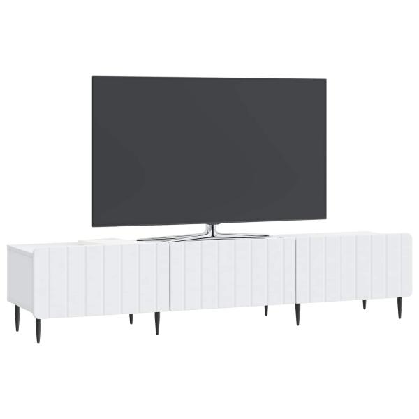 TV-Schränk mit Schubladen Weiß 147 x 34,5 x 32 cm Holzwerkstoff