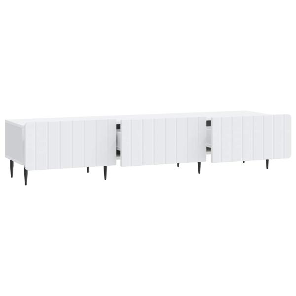 TV-Schränk mit Schubladen Weiß 147 x 34,5 x 32 cm Holzwerkstoff