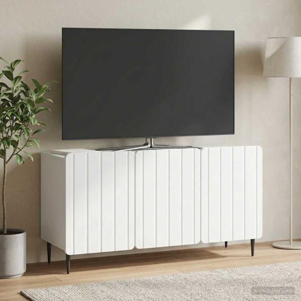 ARDEBO.de - TV-Schränk Weiß 99 x 34,5 x 52 cm Holzwerkstoff