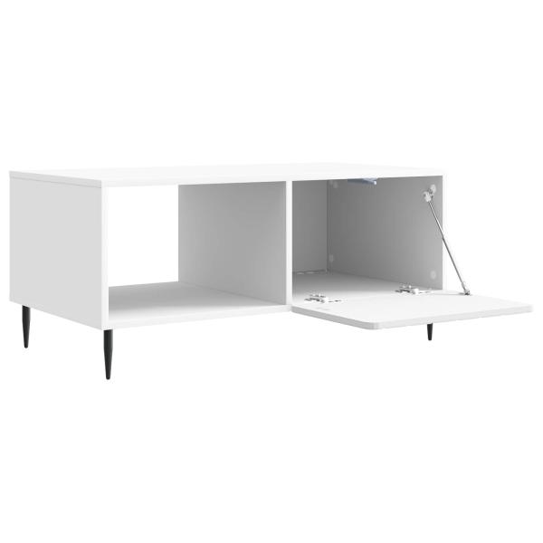 Couchtisch Weiß 90 x 50 x 40 cm Holzwerkstoff