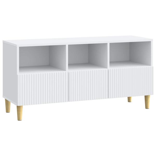 TV-Schränk mit Schubladen Weiß 102 x 34,5 x 50 cm Holzwerkstoff