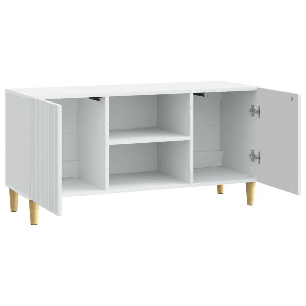 TV-Schränk Weiß 102 x 34,5 x 50 cm Holzwerkstoff