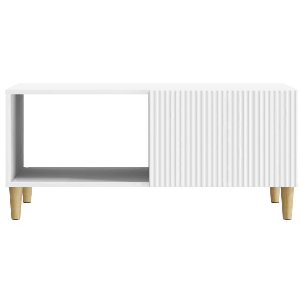 Couchtisch Weiß 90 x 50 x 40 cm Holzwerkstoff