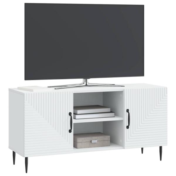TV-Schränk Weiß 102 x 34,5 x 50 cm Holzwerkstoff