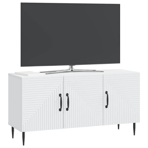 TV-Schränk Weiß 99 x 34,5 x 50 cm Holzwerkstoff