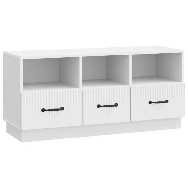 TV-Schränk mit Schubladen Weiß 102 x 34,5 x 47 cm Holzwerkstoff