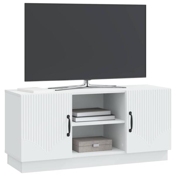 TV-Schränk Weiß 102 x 34,5 x 47 cm Holzwerkstoff