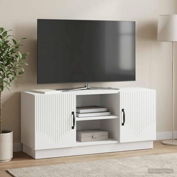 TV-Schränk Weiß 102 x 34,5 x 47 cm Holzwerkstoff