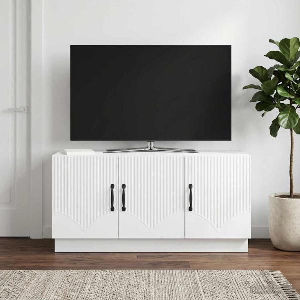 TV-Schränk Weiß 99 x 34,5 x 47 cm Holzwerkstoff