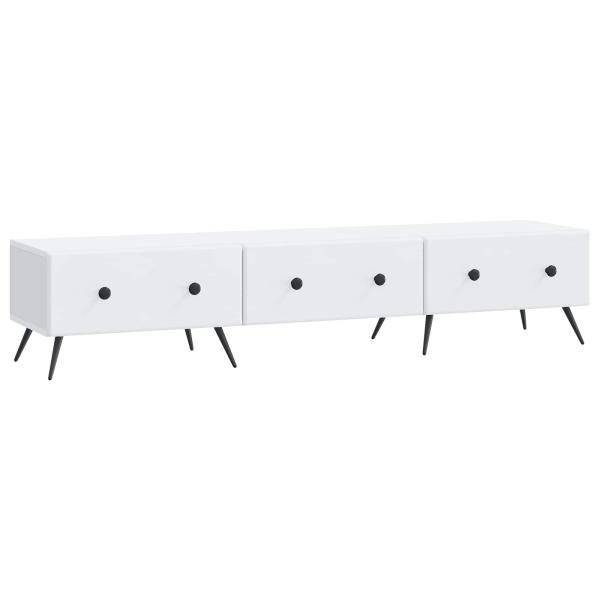 TV-Schränk mit Schubladen Weiß 147 x 34,5 x 30 cm Holzwerkstoff