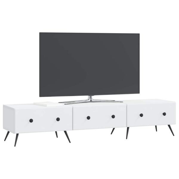 TV-Schränk mit Schubladen Weiß 147 x 34,5 x 30 cm Holzwerkstoff