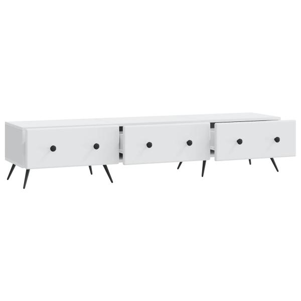 TV-Schränk mit Schubladen Weiß 147 x 34,5 x 30 cm Holzwerkstoff