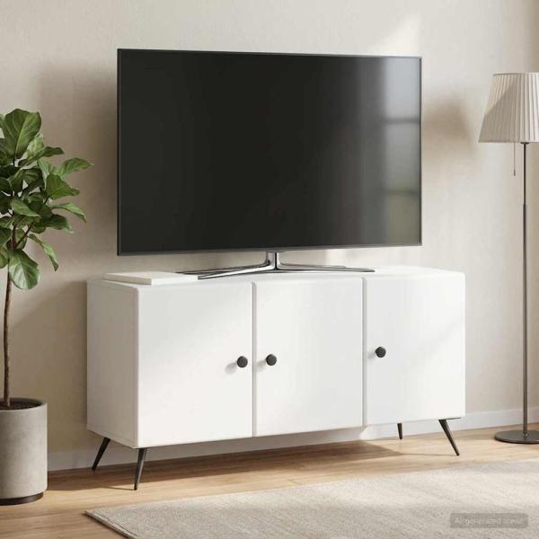 TV-Schränk Weiß 99 x 34,5 x 50 cm Holzwerkstoff