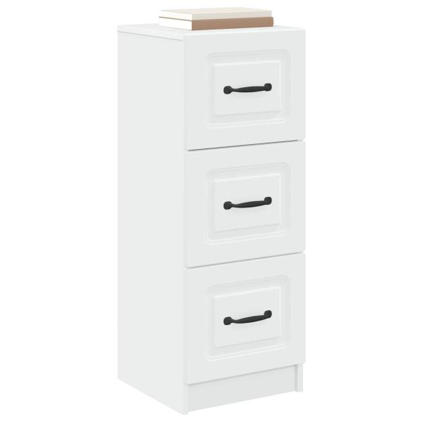 Schubladenschrank Weiß 33 x 34,5 x 87 cm Holzwerkstoff