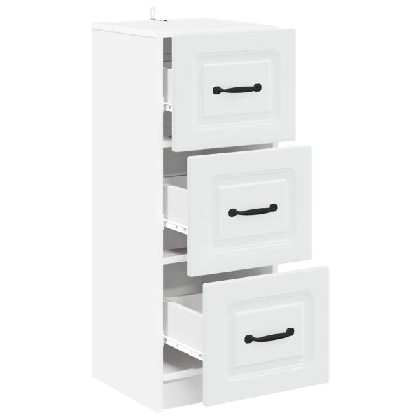 Schubladenschrank Weiß 33 x 34,5 x 87 cm Holzwerkstoff