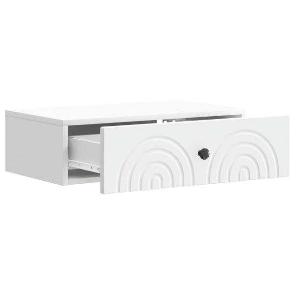 Wandmontierter Beistelltisch 59 x 34,5 x 17 cm Holzwerkstoff