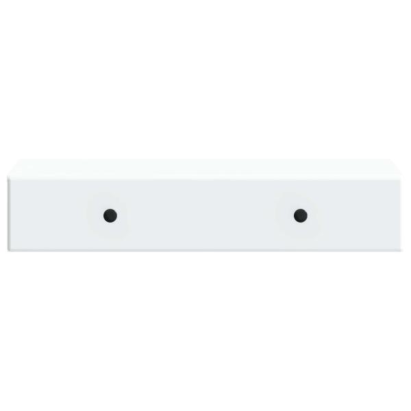 Wandmontierter Beistelltisch Weiß 87,5 x 34,5 x 17 cm