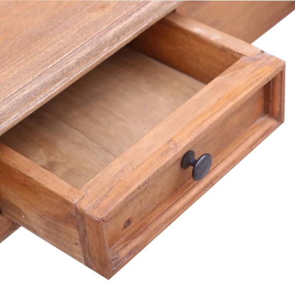 Schreibtisch mit Schubladen 90x50x101 cm Altholz Massiv