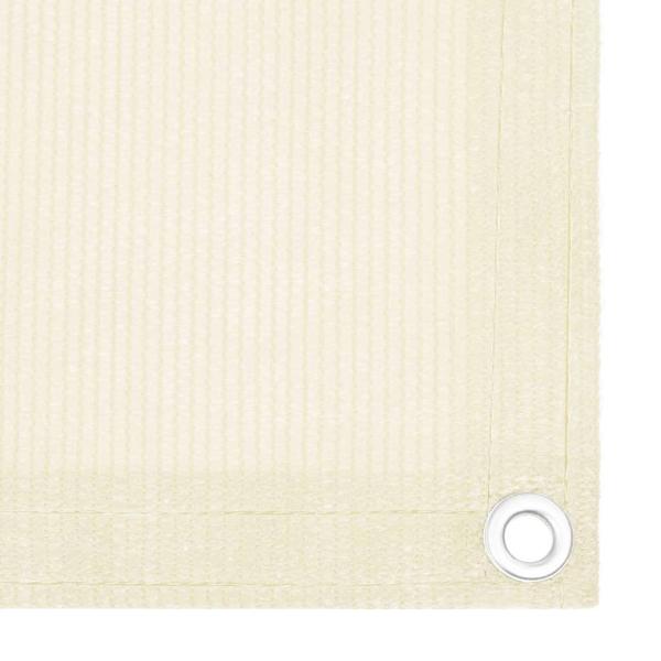 Balkon Sichtschutz Creme 75x300 cm HDPE