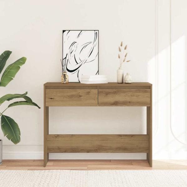 ARDEBO.de - Konsolentisch Artisan-Eiche 100x35x76,5 cm Holzwerkstoff