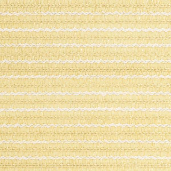 Balkon-Sichtschutz Beige 90x500 cm HDPE