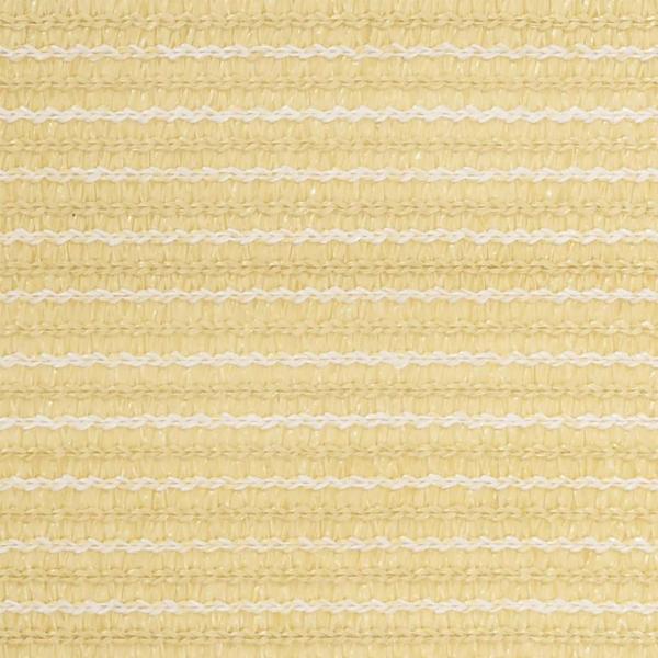 Balkon-Sichtschutz Beige 120x400 cm HDPE