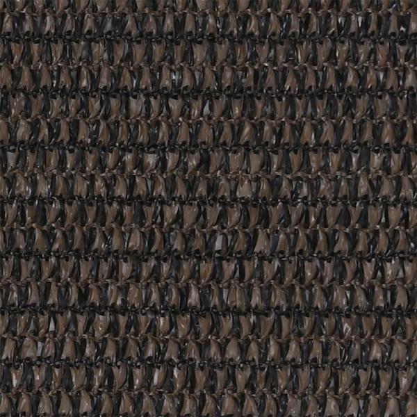 Balkon-Sichtschutz Braun 90x600 cm HDPE