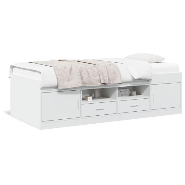Tagesbett mit Schubladen ohne Matratze Wei? 90x200 cm