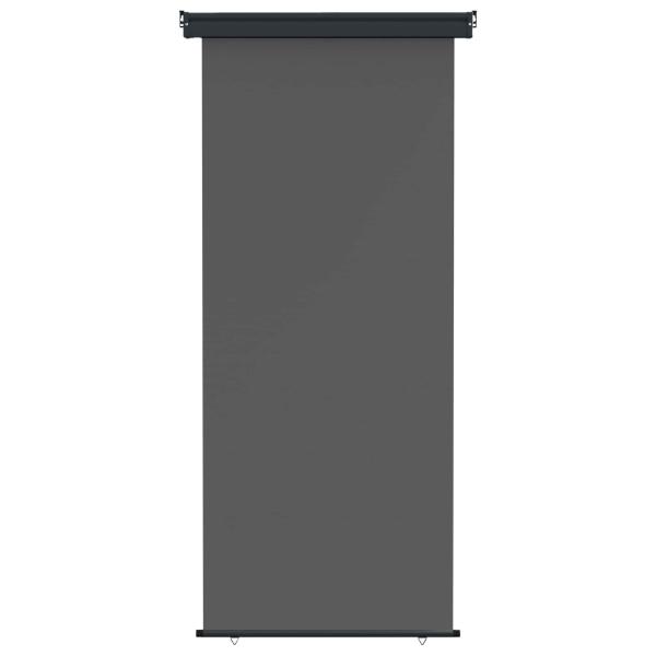 ARDEBO.de - Balkon Seitenmarkise 80 x 250 cm 100% Polyester Eisen Stahl