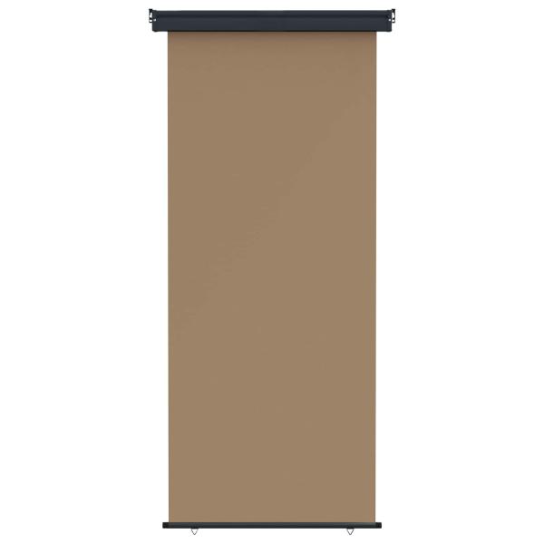 ARDEBO.de - Balkon Seitenmarkise 100 x 250 cm 100% Polyester Eisen Stahl