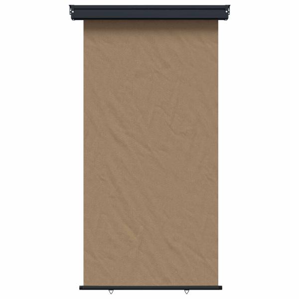 ARDEBO.de - Balkon Seitenmarkise 117 x 250 cm 100% Polyester Eisen Stahl