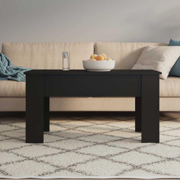Couchtisch Schwarz 101x49x52 cm Holzwerkstoff