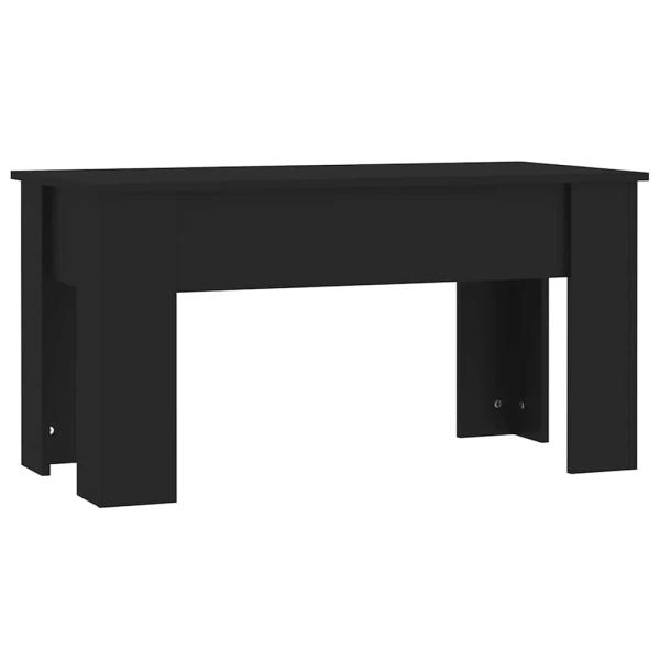Couchtisch Schwarz 101x49x52 cm Holzwerkstoff