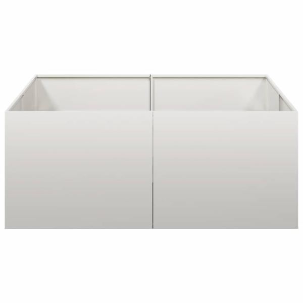 Pflanzkübel 100x100x40 cm Edelstahl