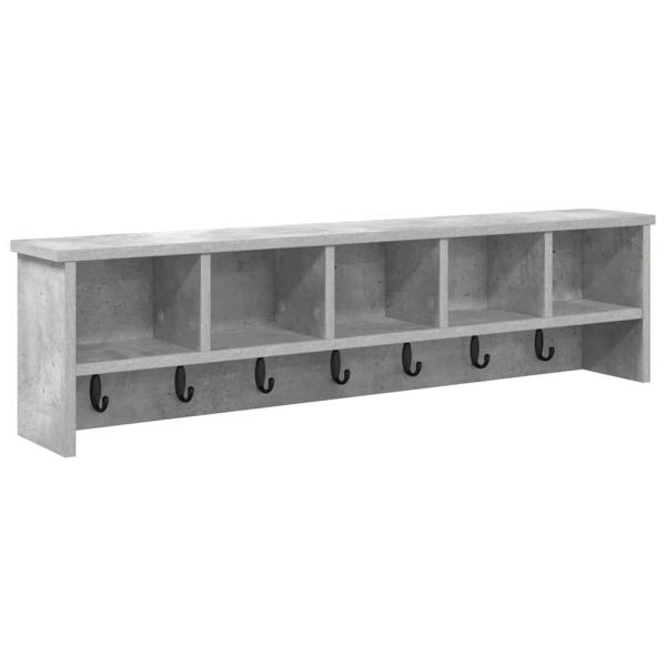 Wandmontierter nachttisch Wandhalterung Beton Grau