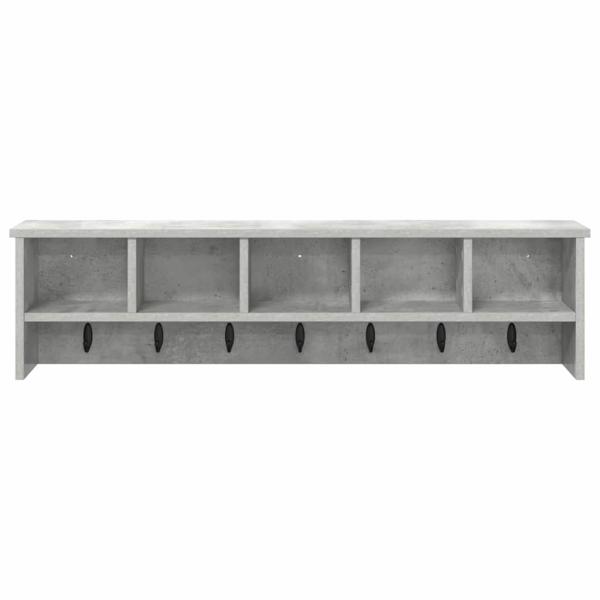Wandmontierter nachttisch Wandhalterung Beton Grau