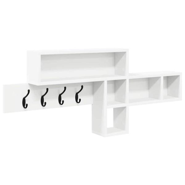 Wandmontierter nachttisch Wandhalterung Weiß 100 x 12 x 43,5 cm