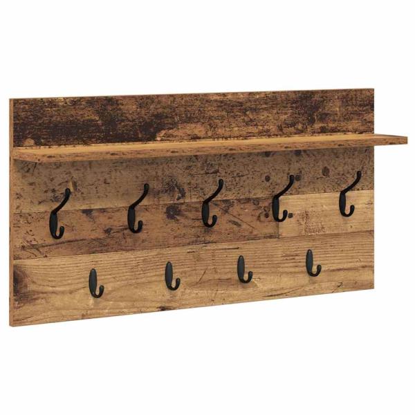 Wandmontierter nachttisch Wandhalterung Altholz 80 x 40 x 12 cm