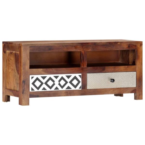 TV-Schrank 90x30x40 cm Massivholz Akazie