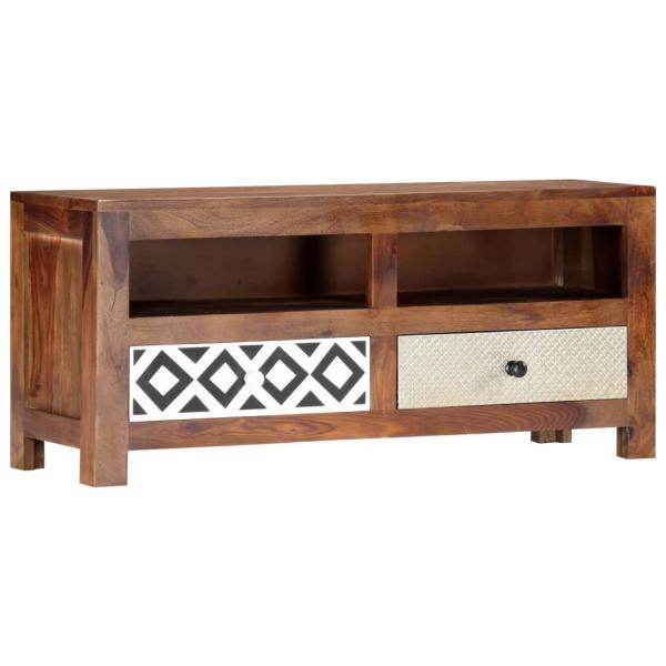 TV-Schrank 90x30x40 cm Massivholz Akazie