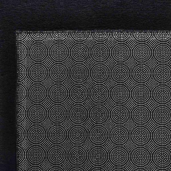 Shaggy-Teppich Schwarz 240x305 cm Polyester