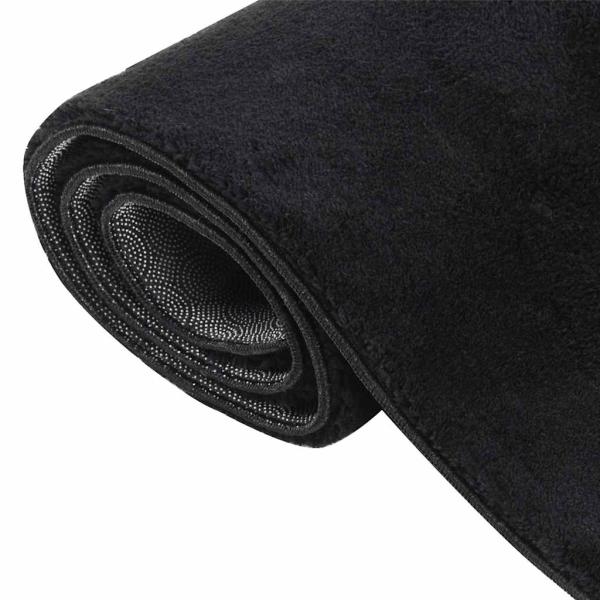 Shaggy-Teppich Schwarz 240x305 cm Polyester