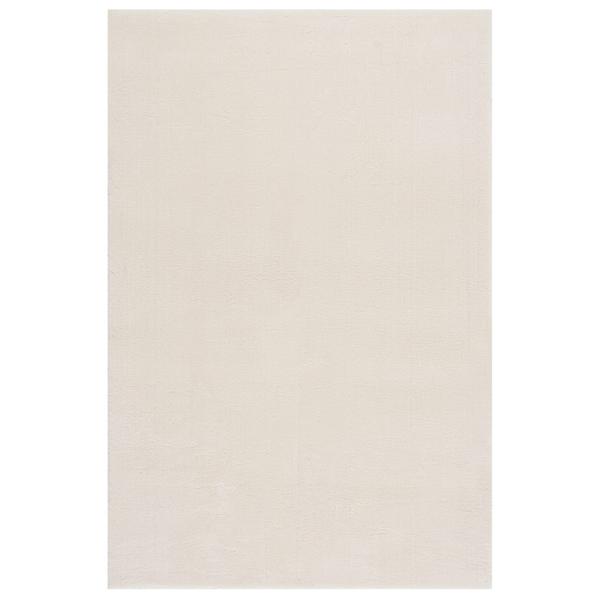 Shaggy-Teppich Cremeweiß 240x340 cm Polyester